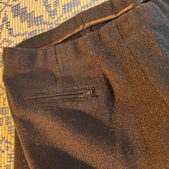 Simon Chang dress pants wool jersey Black (14 Petite) - Picture 4 of 5